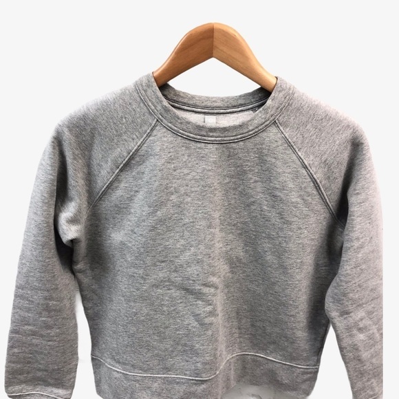 Athleta 24/7 Crew Sweatshirt Size XS Gray Athletic Loungewear Style 486726 - Picture 3 of 8